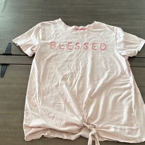 Pink 'Blessed' Women’s Tshirt